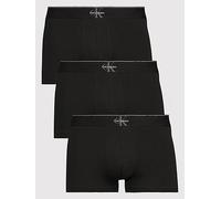 Calvin Klein Underwear Archive Cotton 3 Pack Trunks, Black, Size 2Xl, Men Black