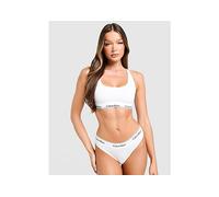 Calvin Klein Underwear Icon Cotton Bralette - White - Womens L
