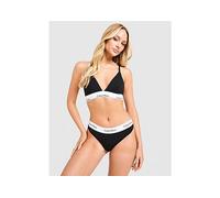Calvin Klein Women’s Stretch Thong, Black (Black), XL