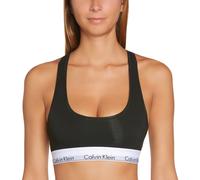 Calvin Klein Womens Black Modern Stretch-cotton Bralette S