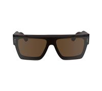 Calvin Klein Unisex CK24502S 260 Sunglasses Acetate Grey Brown Squared Normal Normal