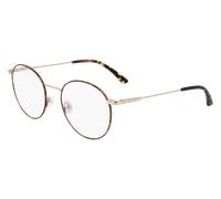 Calvin Klein Unisex CK19119 235 Optical frames Metal Havana Round Normal