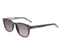 Calvin Klein Unisex CK22515S 001 Sunglasses Acetate Black Grey Round Normal Shaded