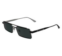 Calvin Klein Unisex CK24111S 002 Sunglasses Metal Black Squared Normal