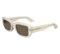 Calvin Klein Unisex CK24511S 109 Sunglasses Bio-cecid Beige Brown Squared Normal