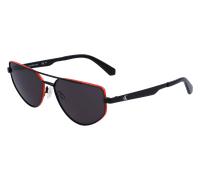Calvin Klein Unisex CKJ23220S 007 Sunglasses Metal Black Smoke Pilot Normal Normal