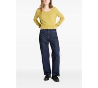 Calvin Klein V-neck cropped sweater - Yellow XS-S-M-L