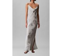 Calvin Klein Viscose Jacquard Maxi Dress Pale Meadow Jacquard Floral Cutt size S | Maxi Dresses Outlet | Women S