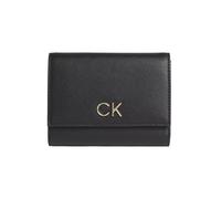 Calvin Klein Women's Re-Lock Trifold Md K60K608994 Wallets, Ck Black, OS