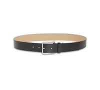 Calvin Klein WARMTH BUCKLE SMOOTH 35MM Belt Leather LV04D7047GV8L-115 cm - Man - Genuine Leather Black 35 MM