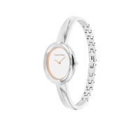 Calvin Klein for woman. 25100055 Twisted Bezel silver watch (OSFA), Casual, Bracelet, Stainless steel