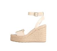 Calvin Klein Wedge Espadrille 70 Sandals- Beige, Beige, Size 41, Women Beige
