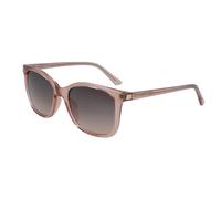 Calvin Klein Woman CK19527S 680 Sunglasses Acetate Nude Grey Pilot Shaded