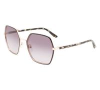 Calvin Klein Woman CK21131S 001 Sunglasses Metal Black Violet Squared Normal Photochromatic