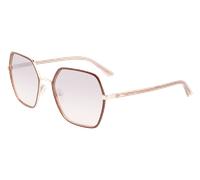 Calvin Klein Woman CK21131S 208 Sunglasses Metal Beige Grey Squared Normal Photochromatic