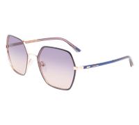 Calvin Klein Woman CK21131S 438 Sunglasses Metal Blue Blue Squared Normal Photochromatic