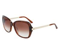Calvin Klein Woman CK21704S 260 Sunglasses Plastic Brown Brown Butterfly Shaded