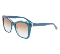 Calvin Klein Woman CK22530S 432 Sunglasses Acetate Petrolium Brown Butterfly Normal Photochromatic