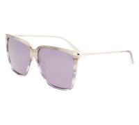 Calvin Klein Woman CK22531S 023 Sunglasses Acetate Grey Grey Squared Normal