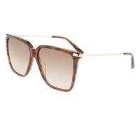 Calvin Klein Woman CK22531S 220 Sunglasses Acetate Havana Brown Squared Shaded