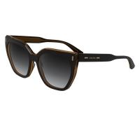 Calvin Klein Woman CK24535S 002 Sunglasses Acetate Black Butterfly Normal Shaded