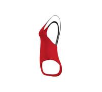 Calvin Klein Women Bathing Suit One Piece Low Back, Red (Cajun Red), XXL