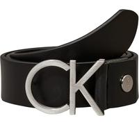 Calvin Klein Women's Ck Logo Belt 3.5cm Belt, Black (Black 001), 80