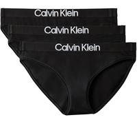 Calvin Klein Women BIKINI 3PK BLACK (BLACK/BLACK/BLACK) XL