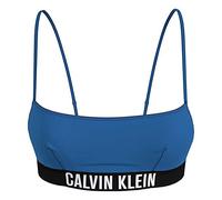 Calvin Klein Women Bralette Bikini Top Padded, Blue (Dynamic Blue), M