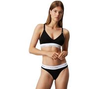 Calvin Klein Women Brazilian Brief Stretch Cotton, Black (Black), XS