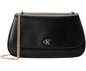Calvin Klein Women Ck Convertible Chain Medium Bag LV04F3171G Crossover, Black (Black), One Size