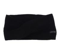 Calvin Klein Women Essential Knit Twisted Headband Winter, Black (Ck Black), One Size