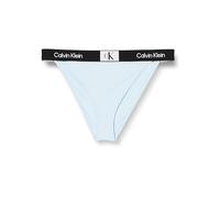 Calvin Klein Women High Rise Cheeky Bikini Bikini Swim Blue, L