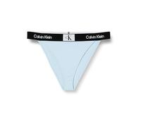 Calvin Klein Women High Rise Cheeky Bikini Bikini Swim Blue, XL