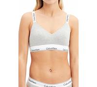 Calvin Klein Women Light Lined Bralette Moulded, Grey (Grey Heather), S