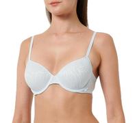 Calvin Klein Women Lightly Lined Demi-Cup Bra with Underwire, Blue (Plein Air), 40A