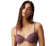 Calvin Klein Women Lightly Lined Demi-Cup Bra with Underwire, Pink (Keepsake Rose), 34C