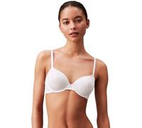 Calvin Klein Women Lightly Lined Demi-Cup Bra with Underwire, White (White), 30DD