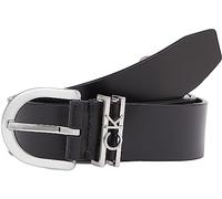 Calvin Klein Women Loop Belt 3.0 cm Leather, Black (Ck Black), 80