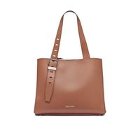 Calvin Klein Women Lowen Triple Compartment Tote 3 Bag, Caramel, One Size