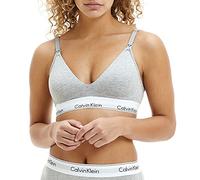 Calvin Klein Women Maternity Bra Non-Wired, Multicolor (Grey Heather), XS