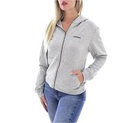Calvin Klein Women's Women Modern Cotton Zip-Thru Track Jacket, Grey Heather - Size: 12