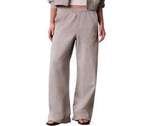 Calvin Klein Women’s Badge Logo French Terry Cotton Joggers, Grey (Bc06 Grey Heather), L