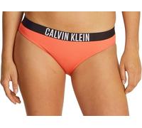 Calvin Klein Women’s Bikini Bottoms with Logo Waistband, Orange (Dazzling Coral), M
