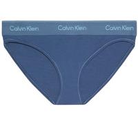 Calvin Klein Women’s Bikini Briefs with Logo Waistband, Blue (Dark Denim), M