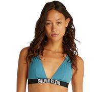 Calvin Klein Women’s Bralette Bikini Top with Removable Padding, Blue (Storm Blue), M