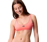 Calvin Klein Women’s Bralette Bikini Top with Removable Padding, Orange (Dazzling Coral), L