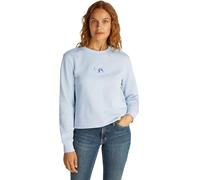 Calvin Klein Women’s Crew Neck Gradient Monologo Regular Fit Tank Top, Blue (Niagara Mist), M