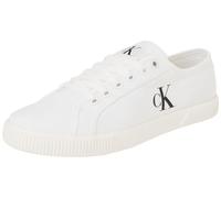Calvin Klein Women’s Essential Low Top Vulcanised Trainers, White (Triple Bright White), 8
