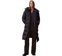 Calvin Klein Women’s Essential Mid Weight Long Puffer Jacket with Hood, Blue (Inkwell), M